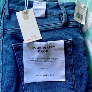 Good American - Good Waist crop Jean size 6